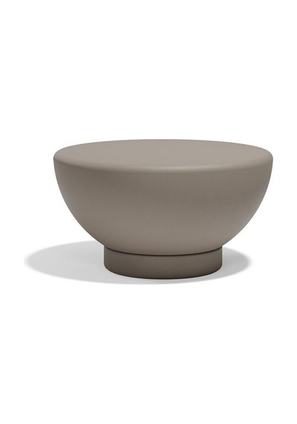 table basse ronde Luna Vondom coloris Taupe