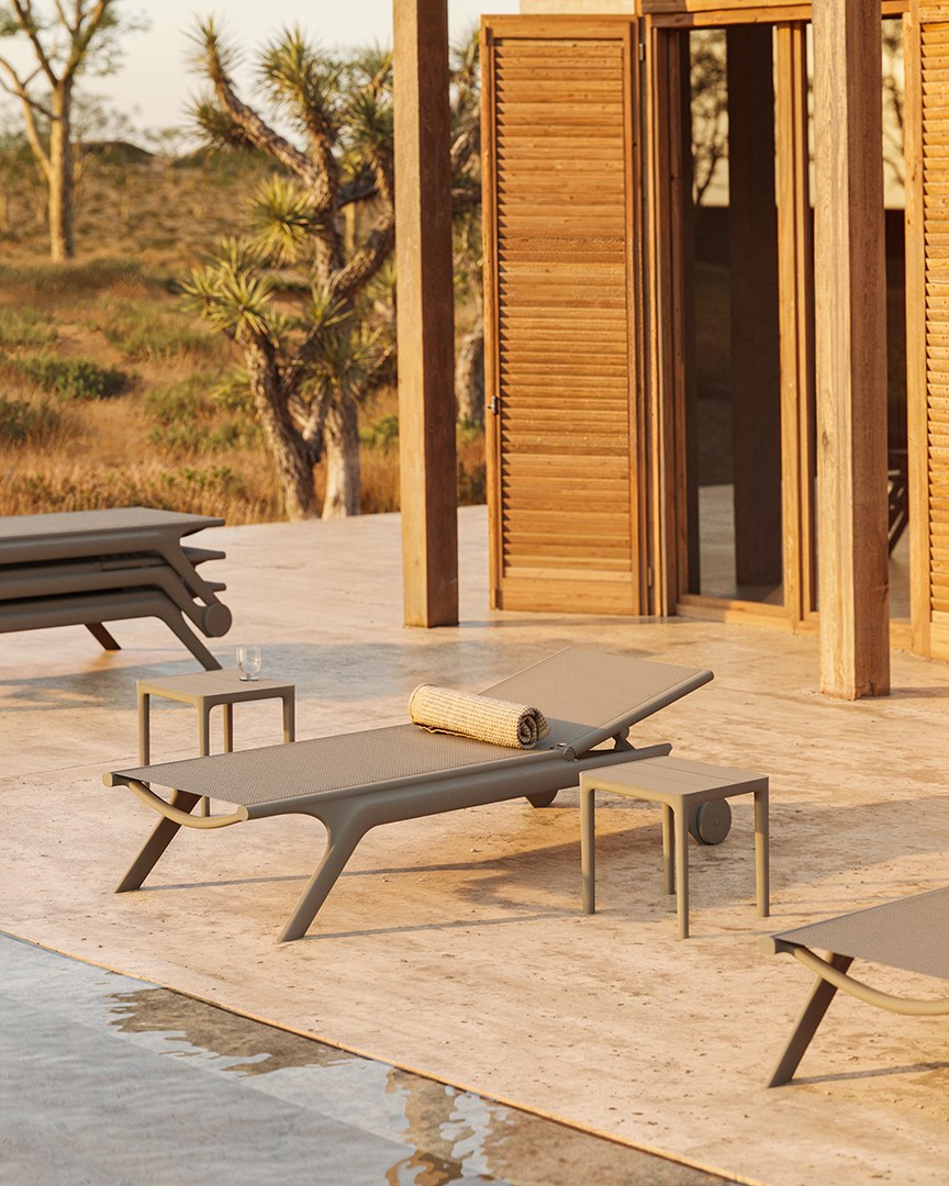 table d'appoint Africa Vondom en situation, photo d'ambiance