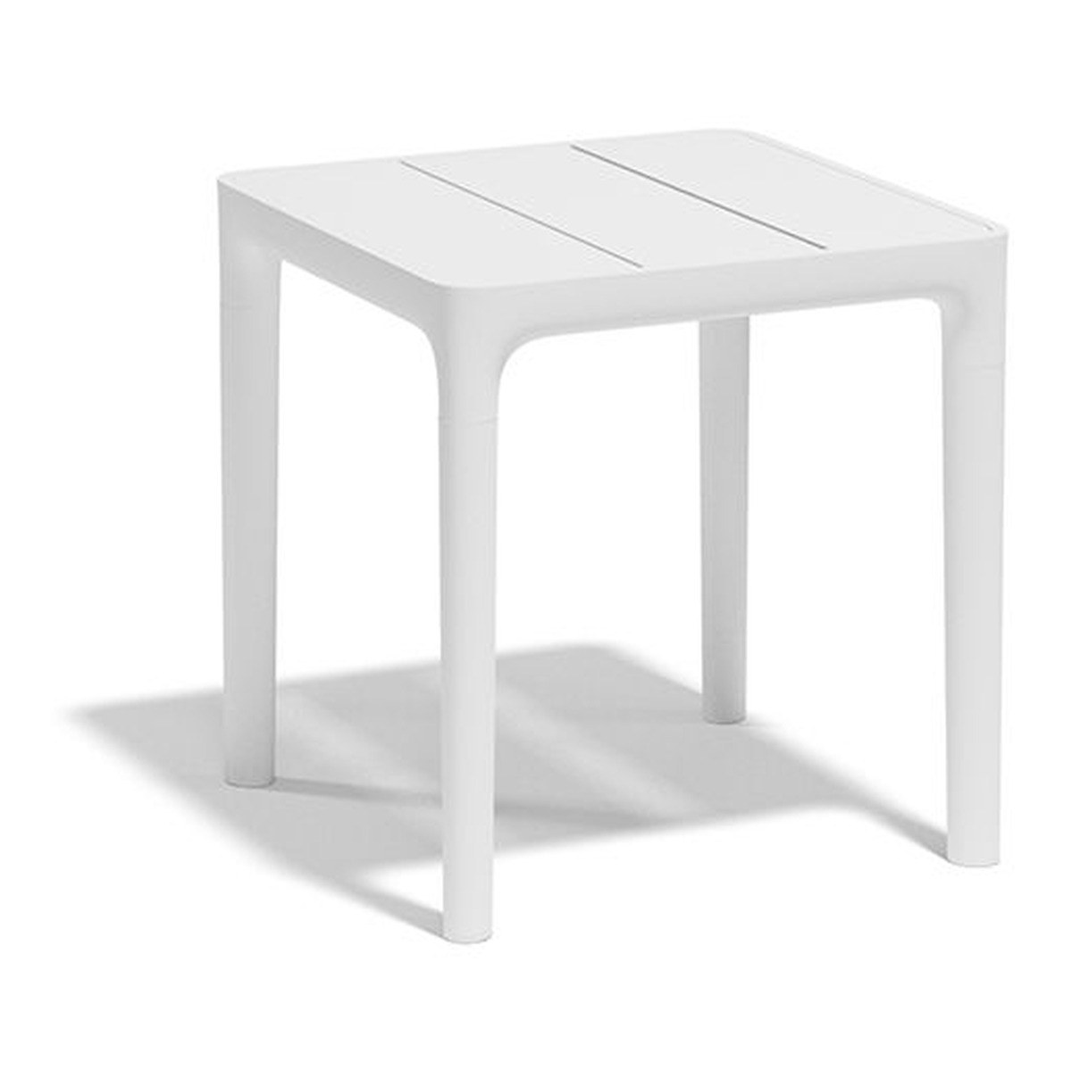 Table d'appoint de chaise longue Africa en polypropylène au design contemporain par Eugeni Quitllet x Vondom table d'appoint Africa Vondom coloris Blanc, Sans tablette