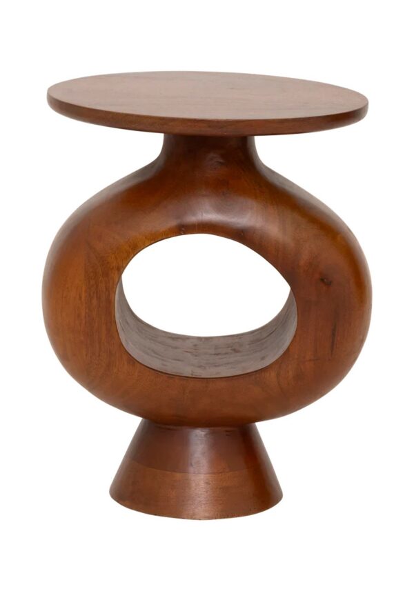 table d'appoint bois Farren Urban Nature Culture, rendu sur fond blanc