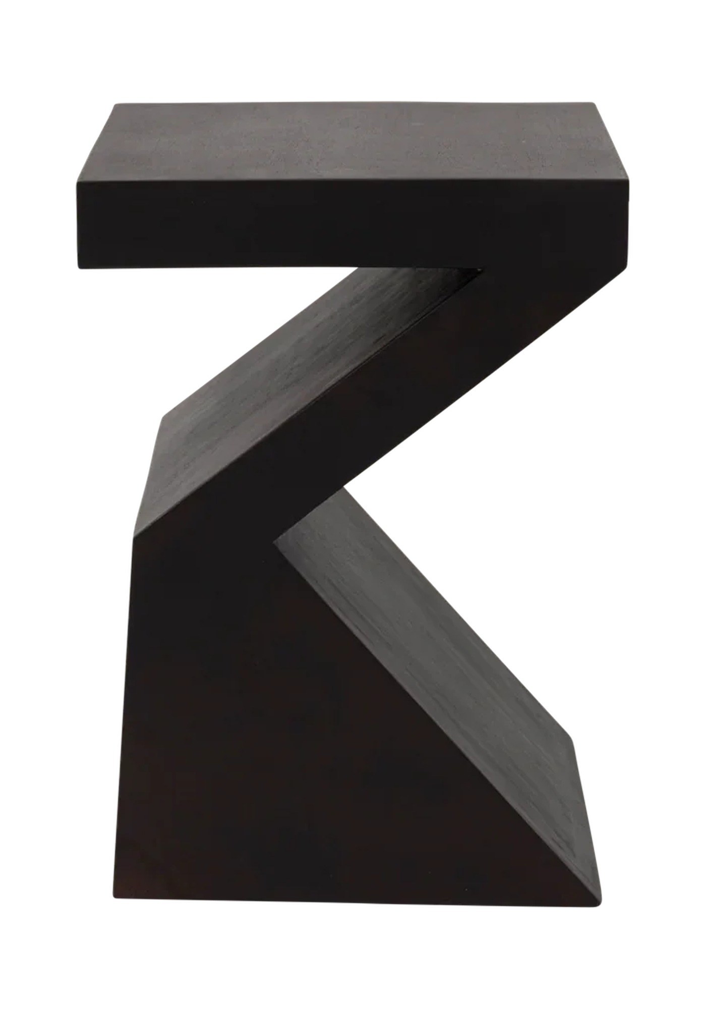 Table d'appoint Gama par Urban Nature Culture, manguier noyer foncé table d'appoint bois Gama Urban Nature Culture, rendu sur fond blanc