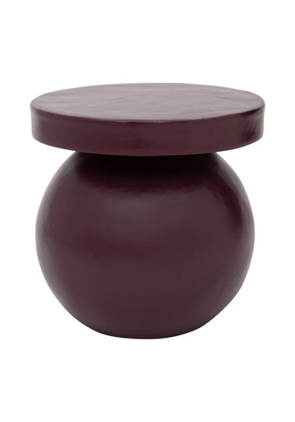table d'appoint coton mâché Mosi Urban Nature Culture, rendu sur fond blanc