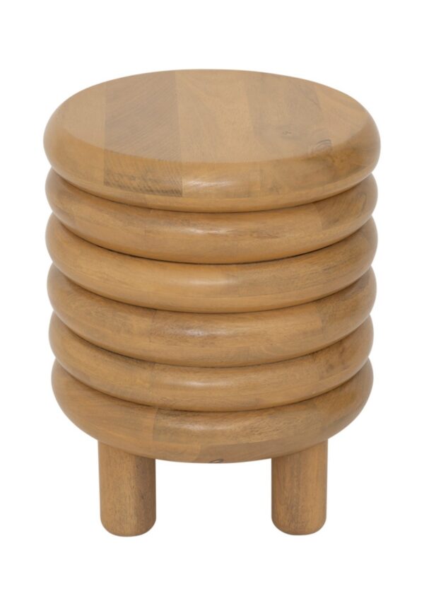 table d'appoint manguier Anuk Urban Nature Culture, rendu sur fond blanc