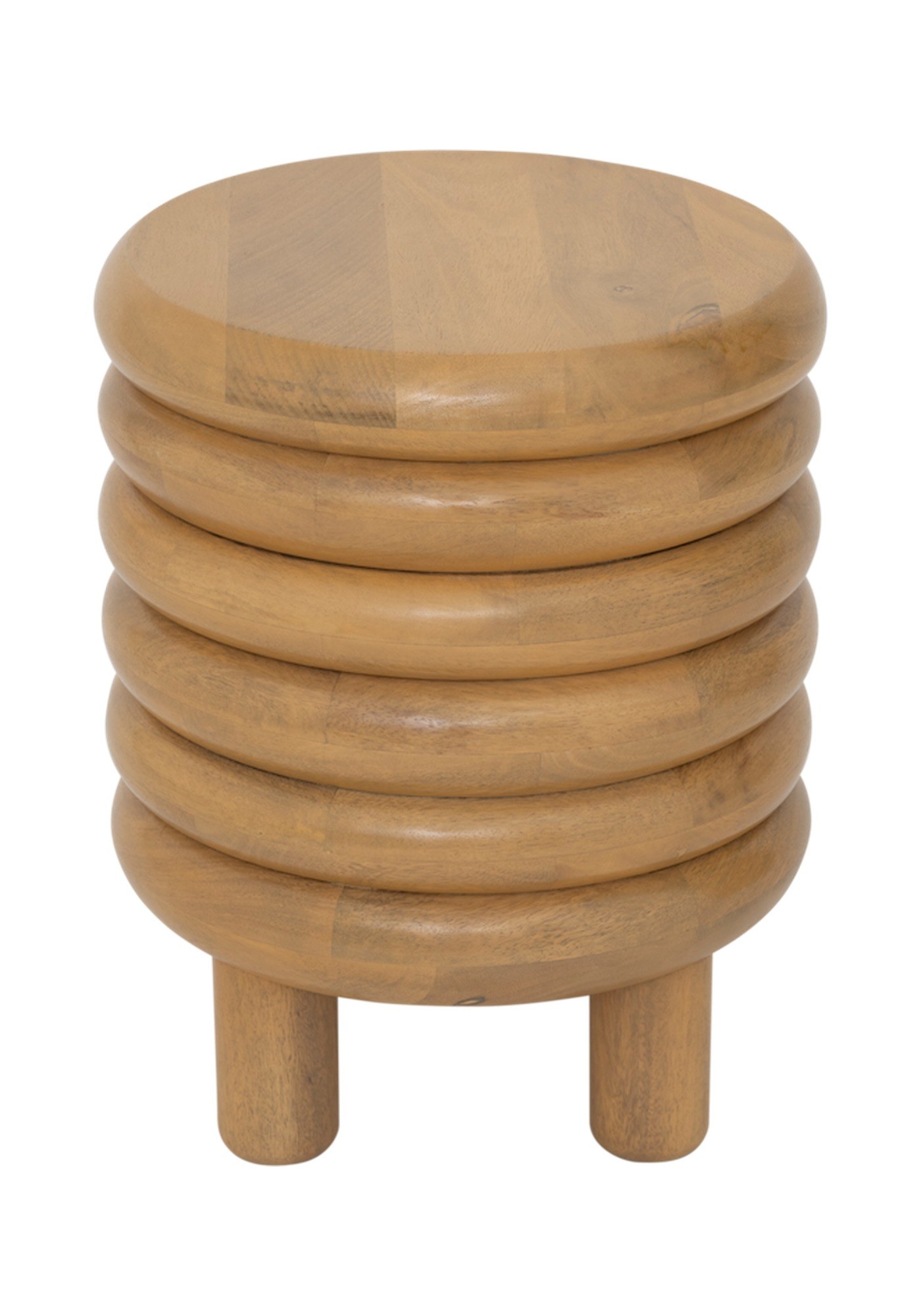 Table d'appoint Anuk par Urban Nature Culture, manguier chêne clair table d'appoint manguier Anuk Urban Nature Culture, rendu sur fond blanc