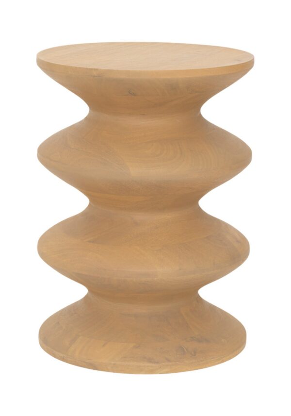 table d'appoint manguier Zira Urban Nature Culture, rendu sur fond blanc