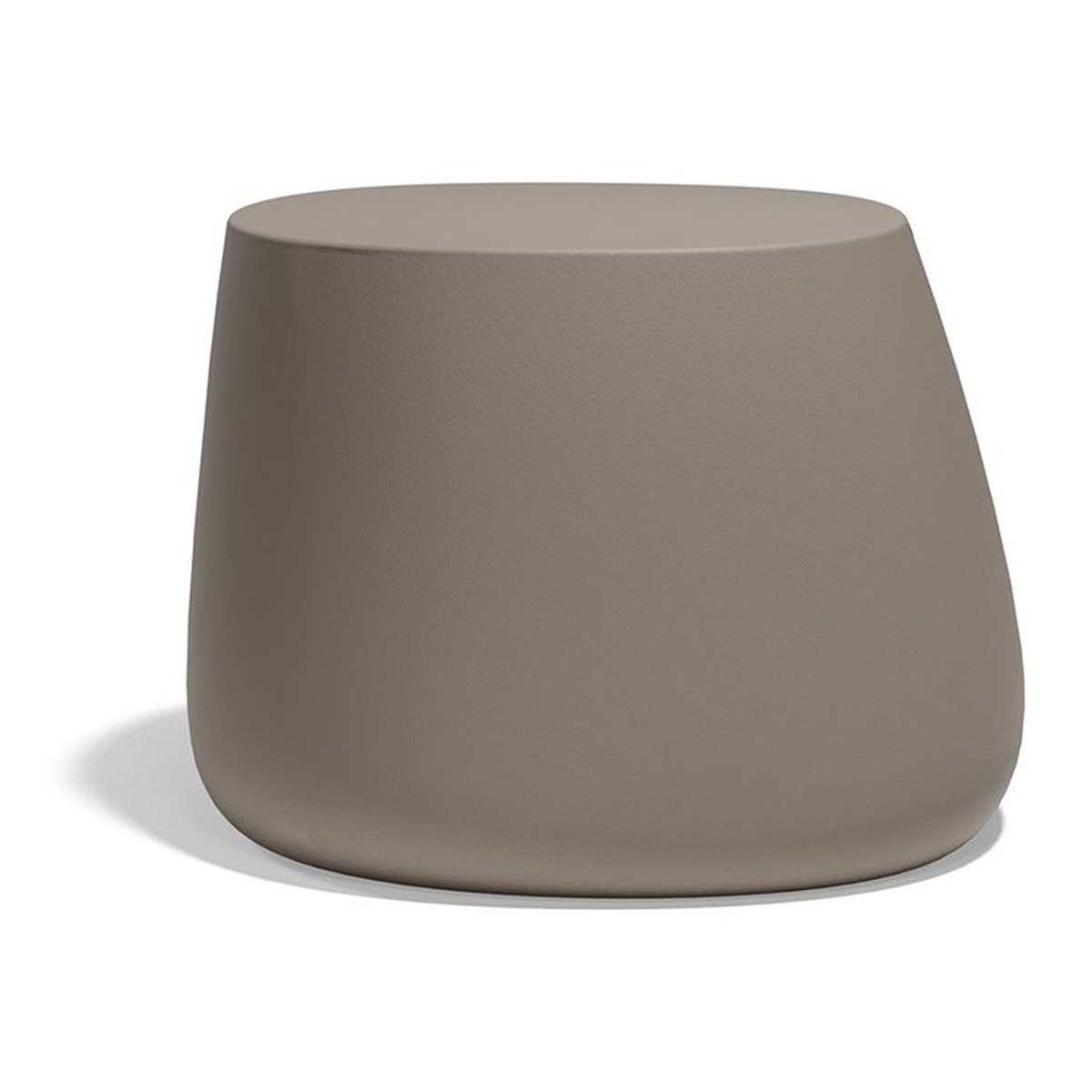 Table d'appoint Stone en polyéthylène au design contemporain par Stefano Giovannoni & Elisa Gargan x Vondom table d'appoint Stone Vondom coloris Taupe