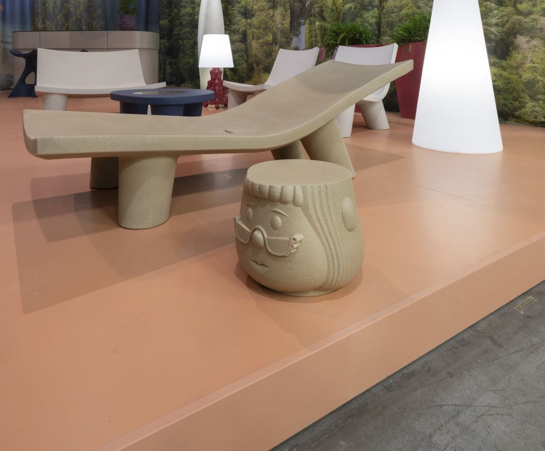 Table basse Together Low Table en polyéthylène par Favaretto&Partners x SLIDE Studio Together Low Table, vue d'ensemble
