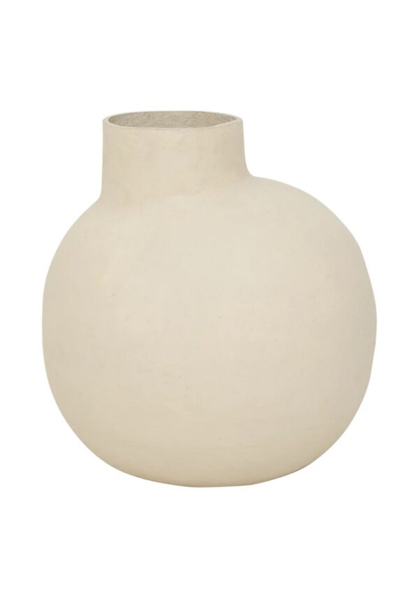 vase coton mâché Tuuli Urban Nature Culture, rendu sur fond blanc