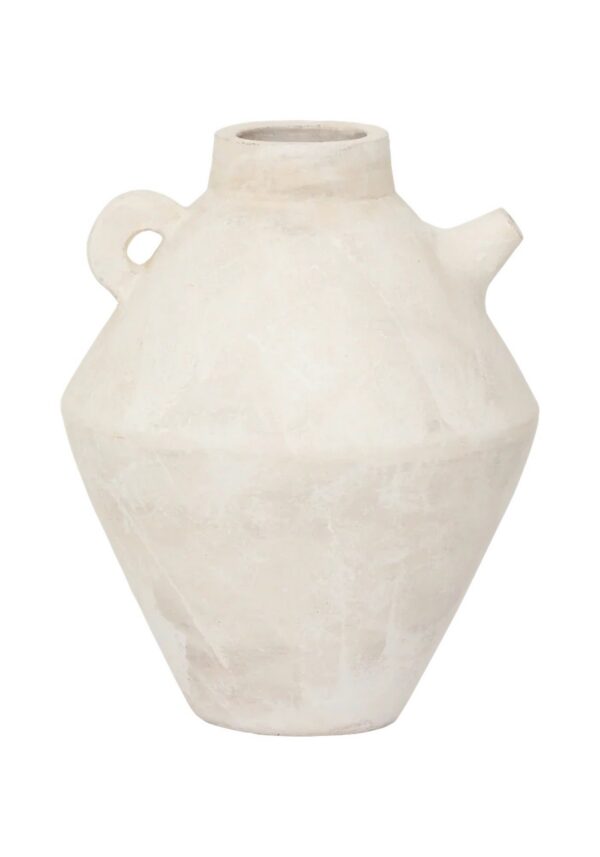 vase terre cuite Pico Urban Nature Culture, rendu sur fond blanc