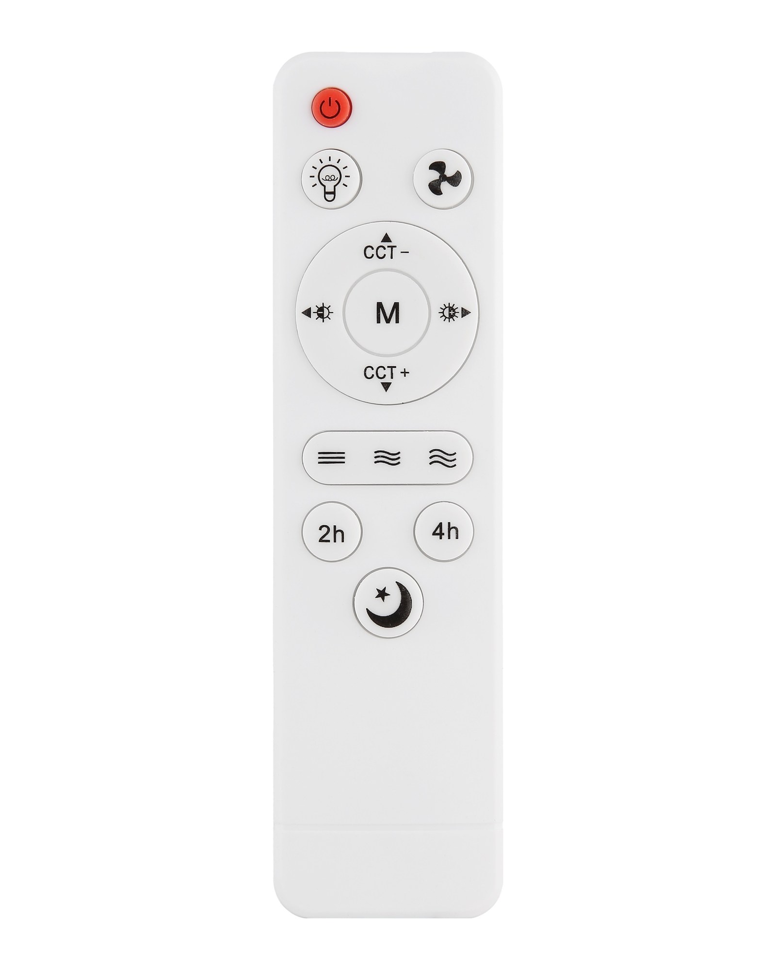 Ventilateur de plafond blanc avec lumière LED et télécommande Ø 45 cm ventilateur plafond avec télécommande blanc en forme de plafonnier rond avec lumière LED, télécommande fournie