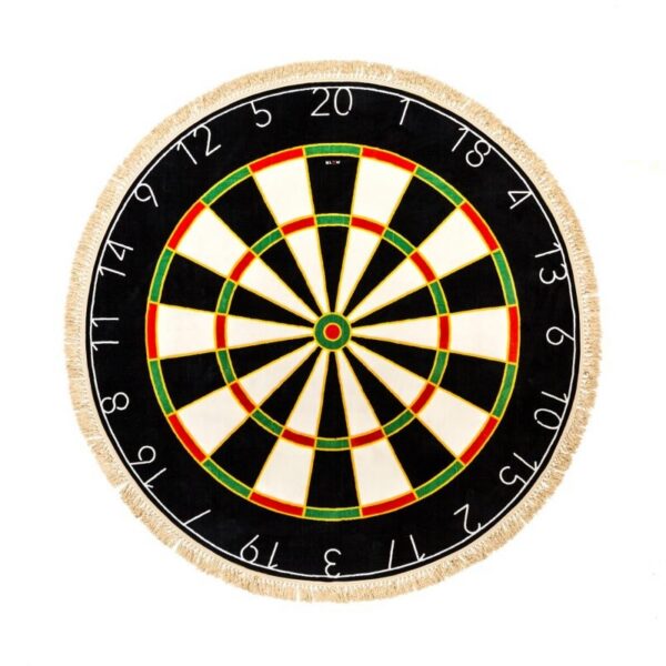 Tapis design Dartboard Ø200 cm en forme de cible pour fléchettes par le Studio Job X Seletti