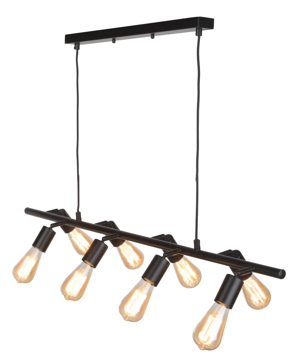 Suspension design Miami 8 lampes en métal au design industriel par It's About Romi Suspension design Miami 8 lampes en métal au design industriel par It's About Romi