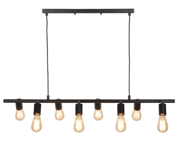 Suspension design Miami 8 lampes en métal au design industriel par It's About Romi