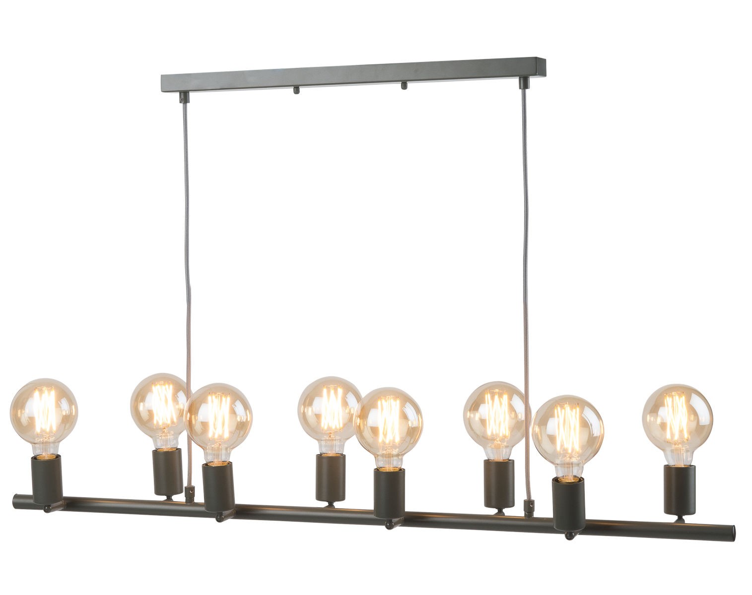 Suspension design Miami 8 lampes en métal au design industriel par It's About Romi Suspension design Miami 8 lampes en métal au design industriel par It's About Romi