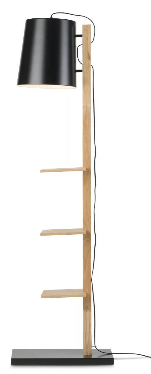 Lampadaire bibliothèque Cambridge en bois au design anglo-saxon par It's About Romi