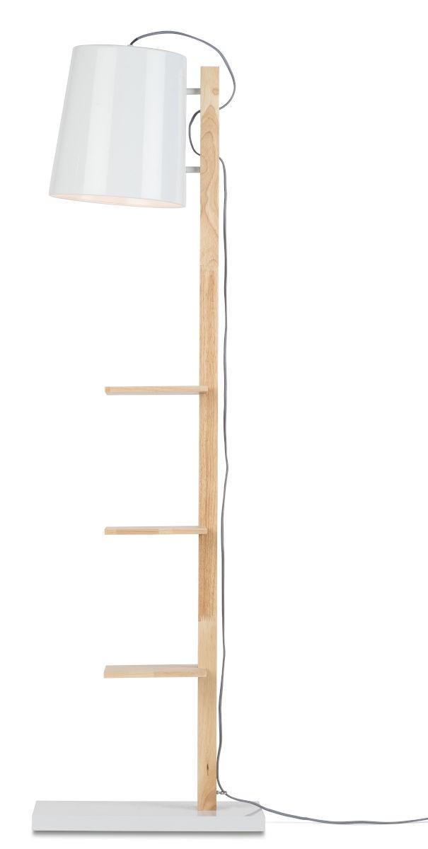Lampadaire bibliothèque Cambridge en bois au design anglo-saxon par It's About Romi Lampadaire bibliothèque Cambridge en bois au design anglo-saxon par It's About Romi
