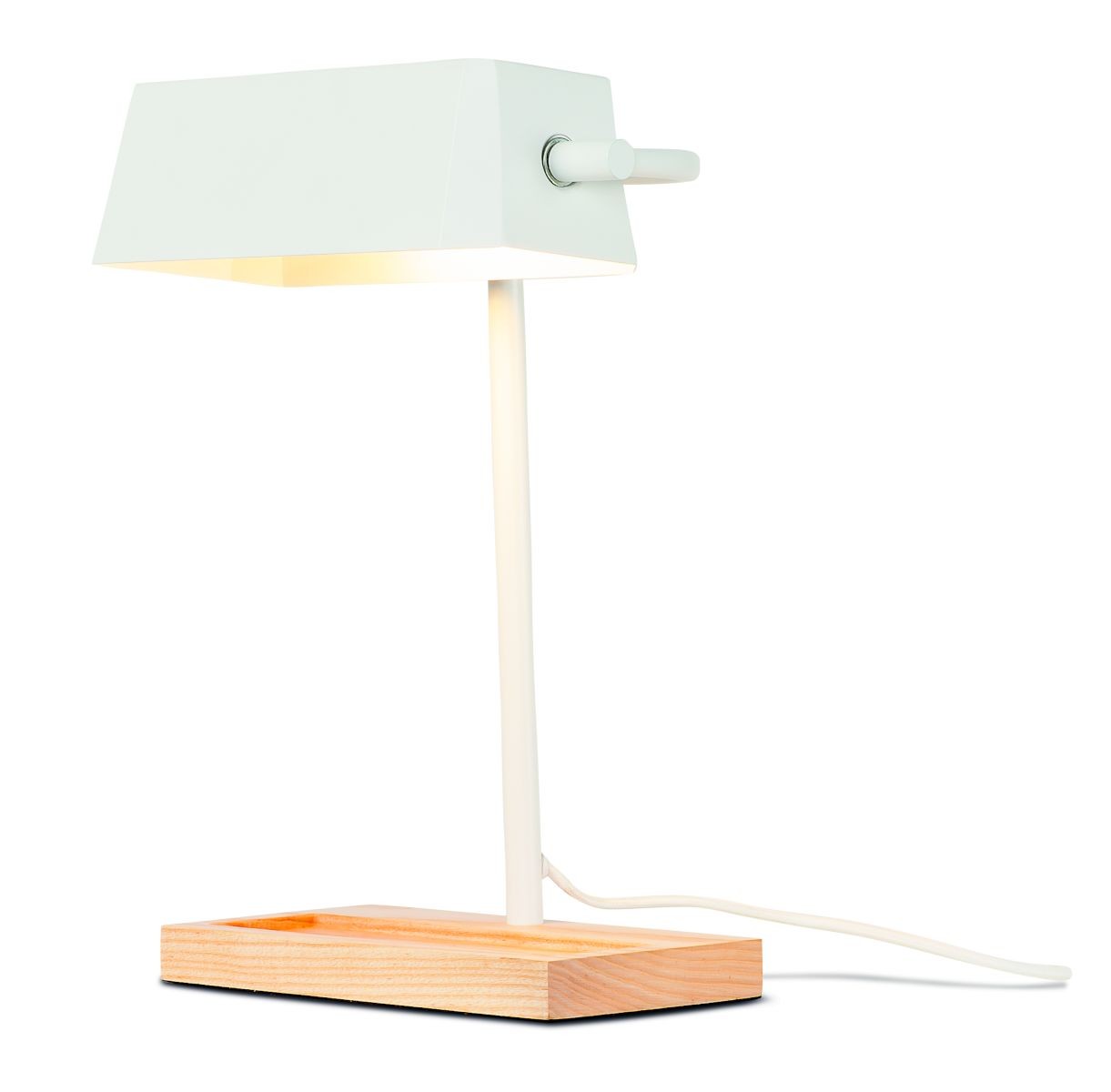 Lampe à poser Cambridge en bois au design industriel par It's About Romi