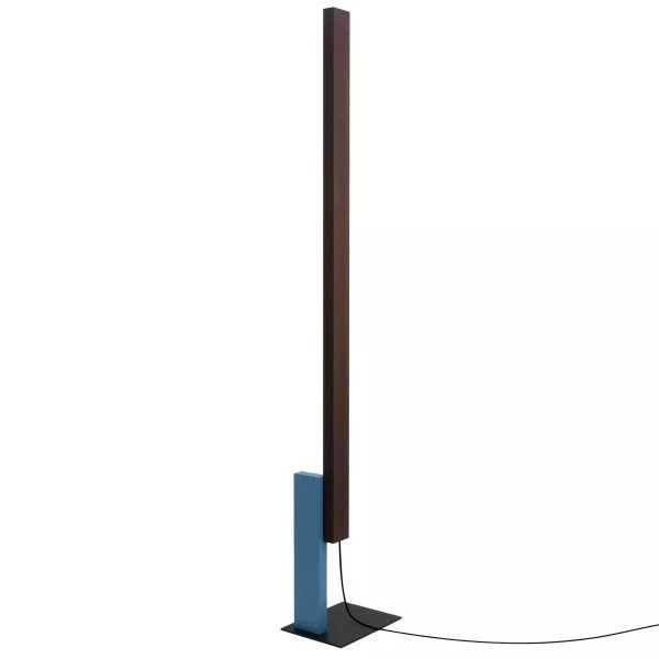 Lampadaire High Line LED en bois de chêne par Josep Lluís Xuclà - Marset