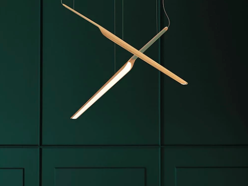 Suspension en bois Swan-Wing Led au design scandinave par Tunto Suspension en bois Swan-Wing Led au design scandinave par Tunto