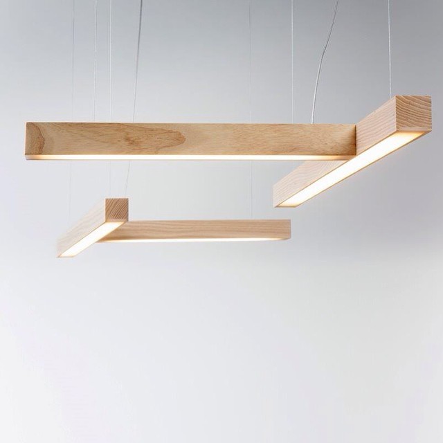 Suspension design Led40 Shape "T" au design scandinave par Tunto