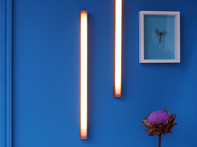 Applique murale Led40 70 cm en bois au design scandinave par Tunto