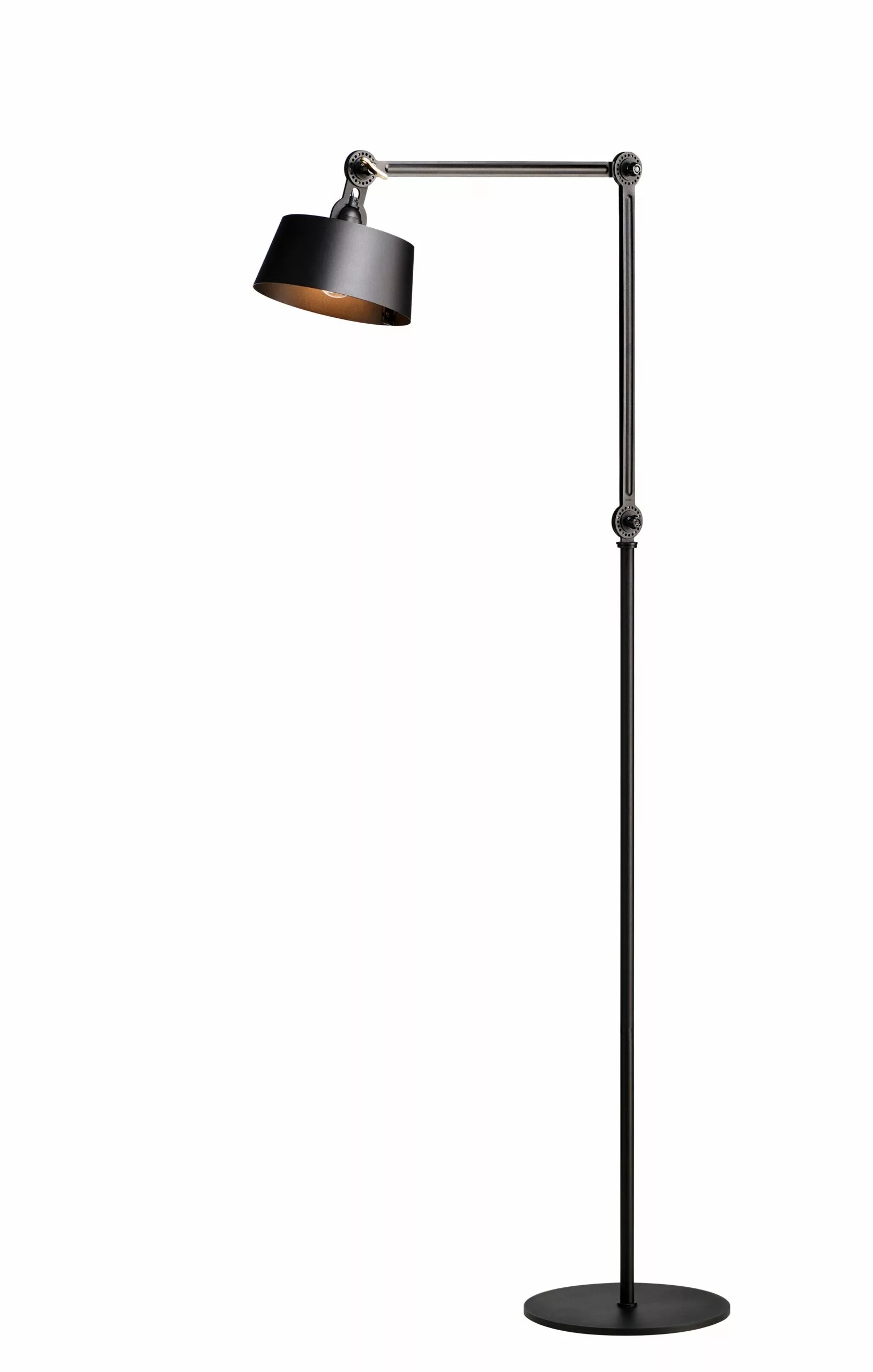 Lampadaire industriel Bolt grand avec deux bras articulé par Anton de Groof X Tonone