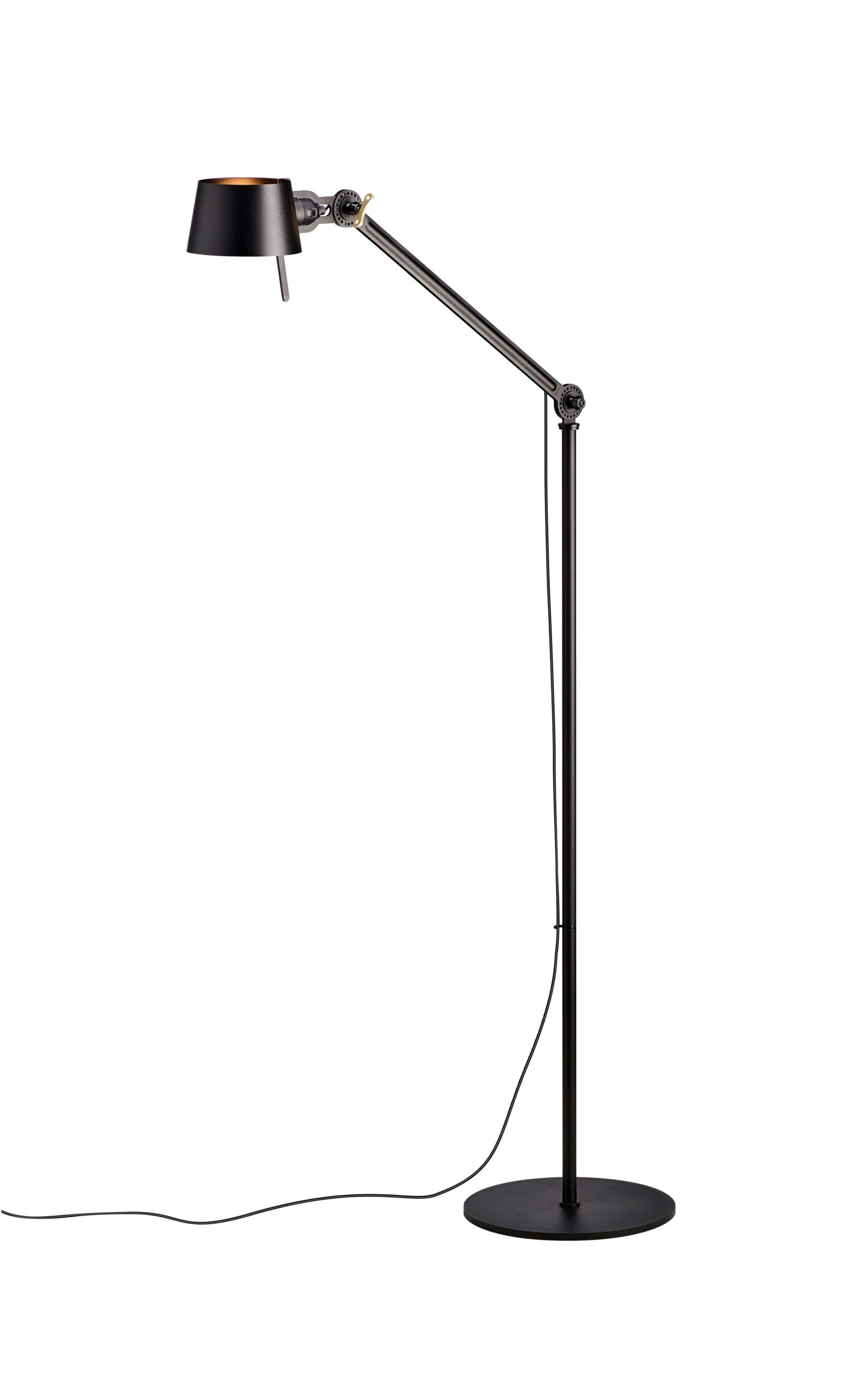 Lampadaire industriel Bolt grand avec un bras articulé par Anton de Groof X Tonone