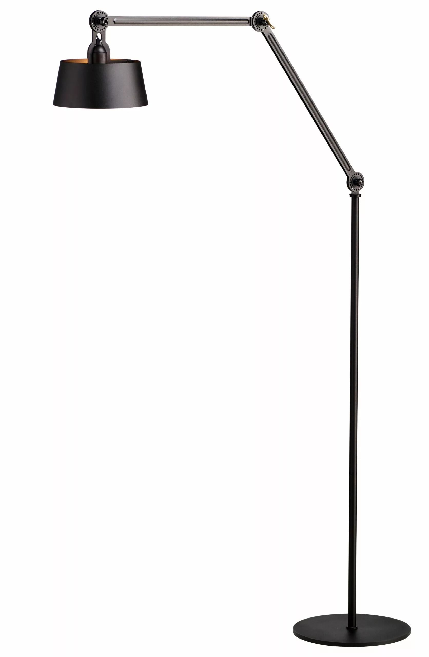 Lampadaire industriel Bolt grand avec deux bras articulé par Anton de Groof X Tonone