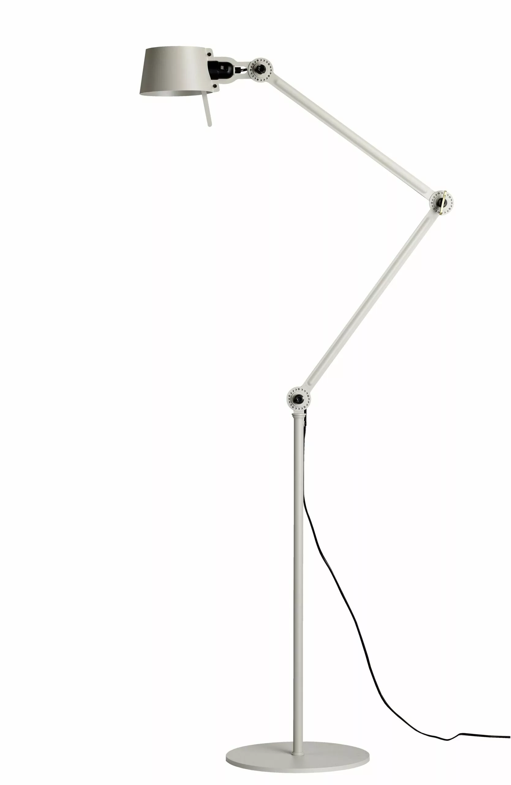 Lampadaire industriel Bolt petit avec deux bras articulé par Anton de Groof X Tonone