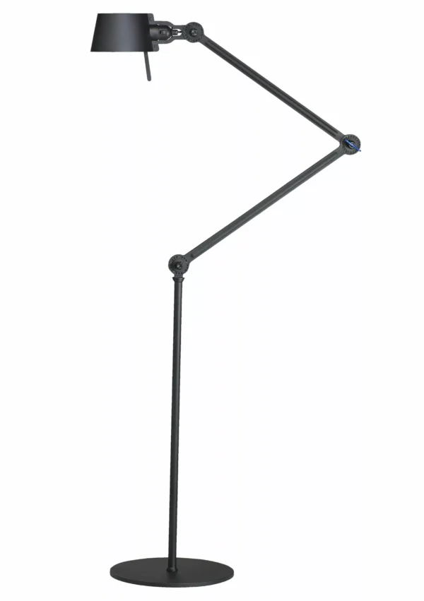 Lampadaire industriel Bolt petit avec deux bras articulé par Anton de Groof X Tonone