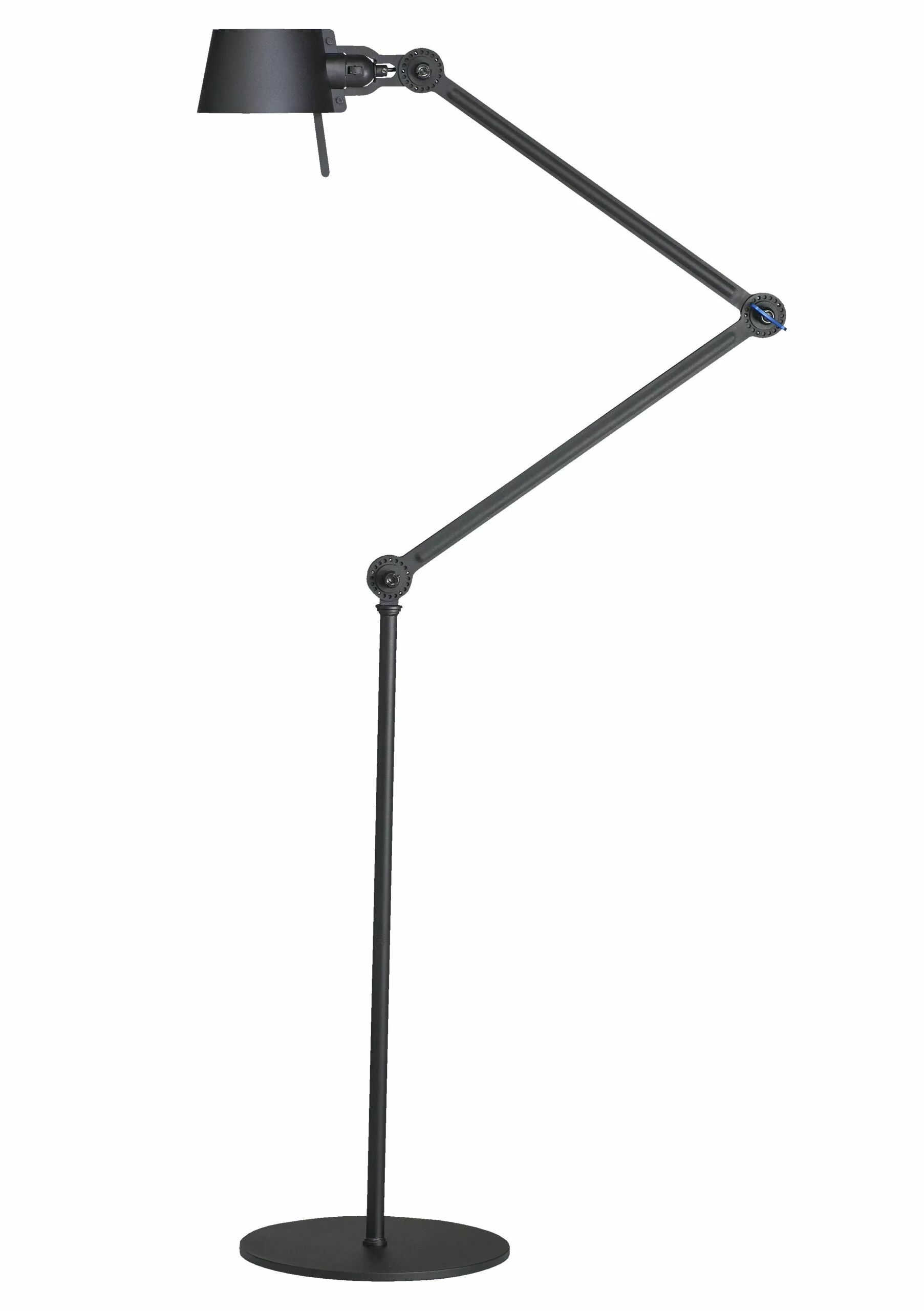 Lampadaire industriel Bolt petit avec deux bras articulé par Anton de Groof X Tonone