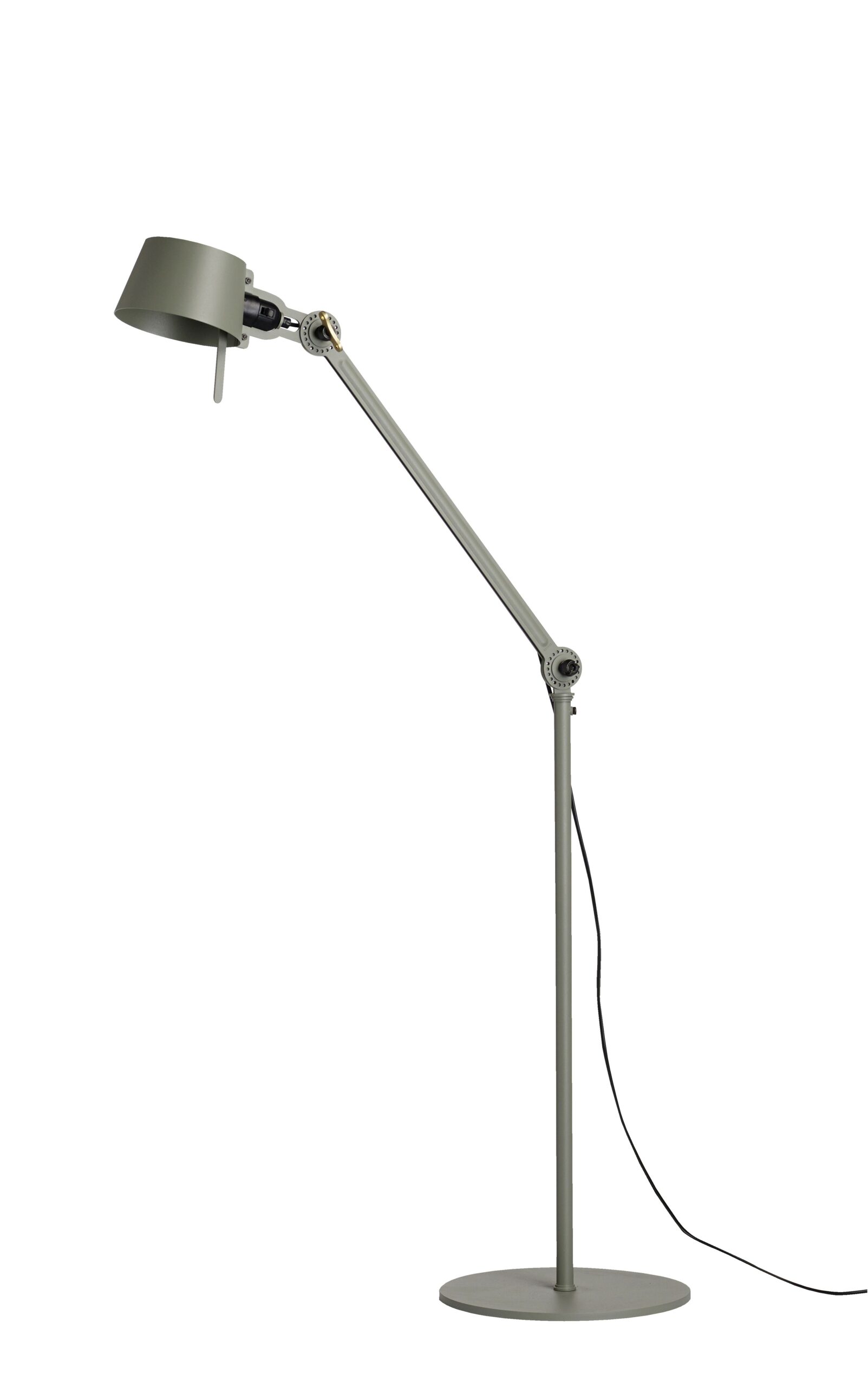 Lampadaire industriel Bolt petit avec un bras articulé par Anton de Groof X Tonone