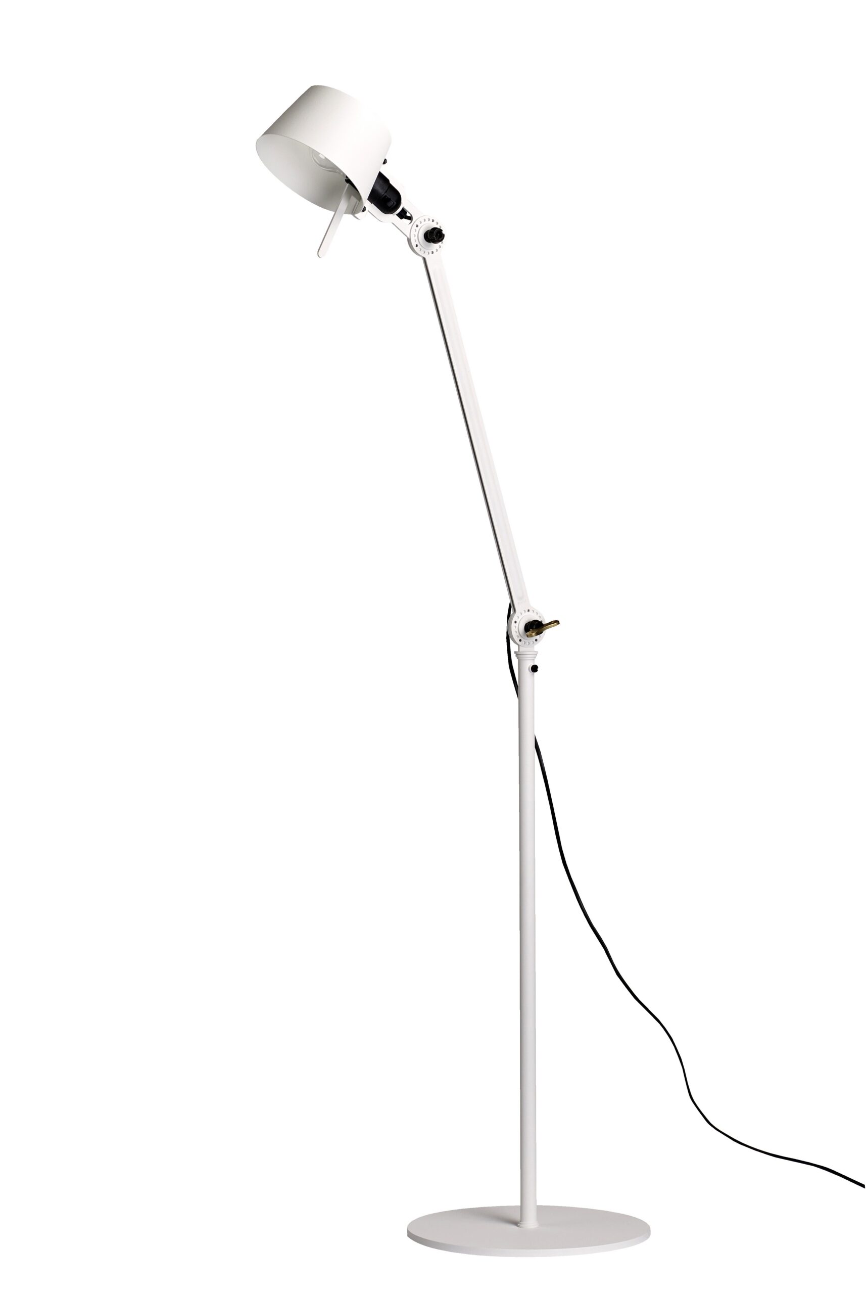 Lampadaire industriel Bolt petit avec un bras articulé par Anton de Groof X Tonone