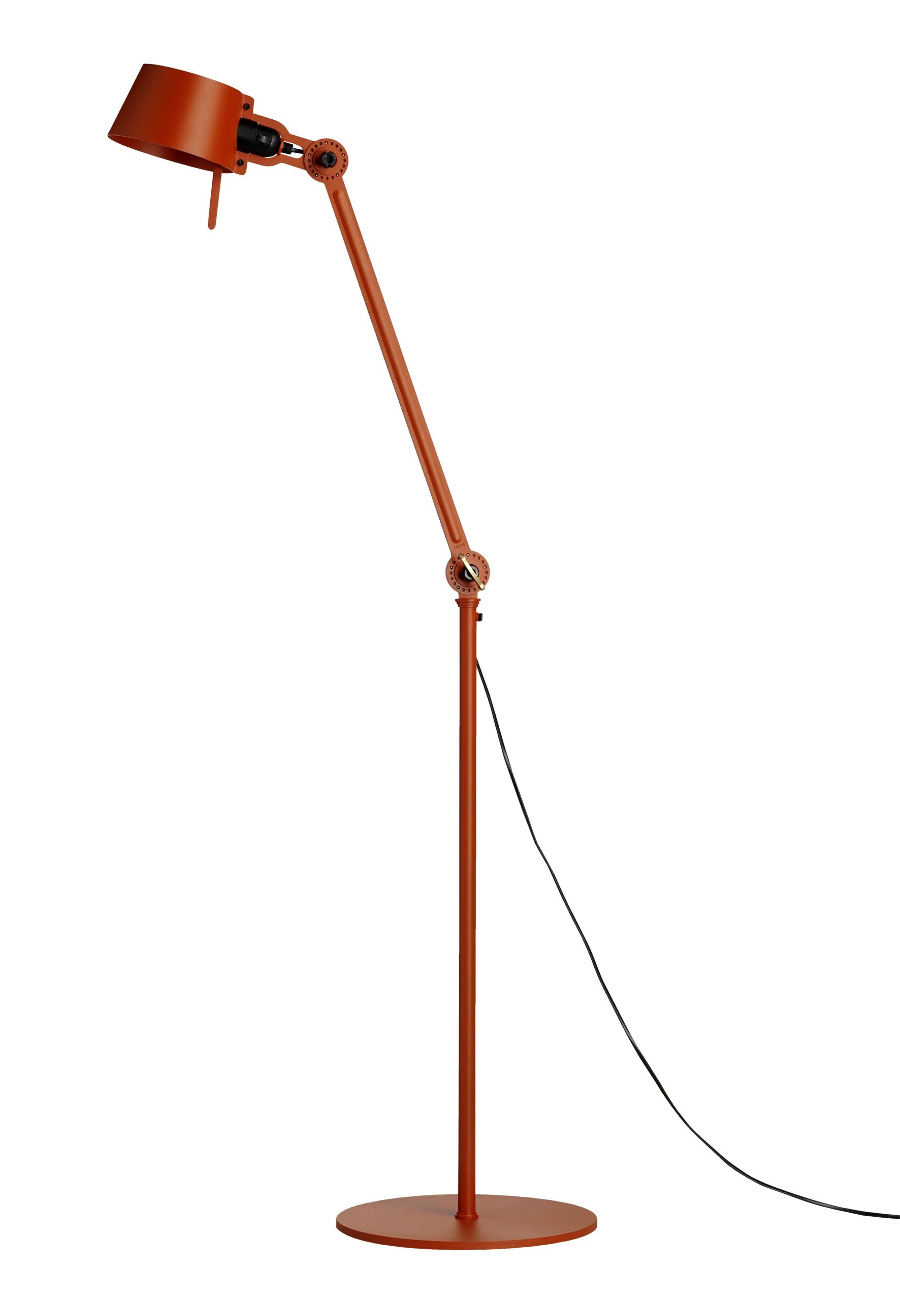 Lampadaire industriel Bolt petit avec un bras articulé par Anton de Groof X Tonone