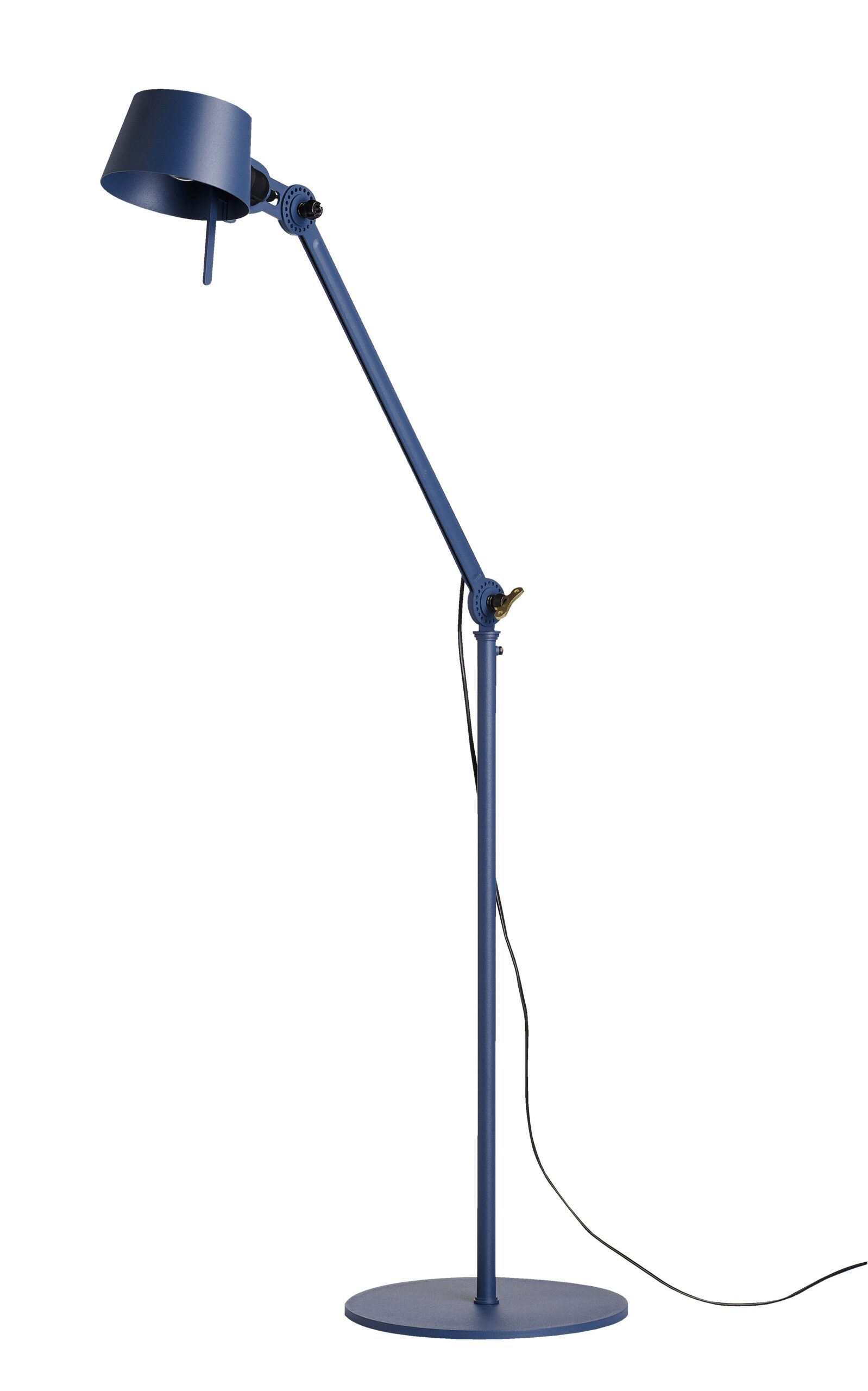 Lampadaire industriel Bolt petit avec un bras articulé par Anton de Groof X Tonone