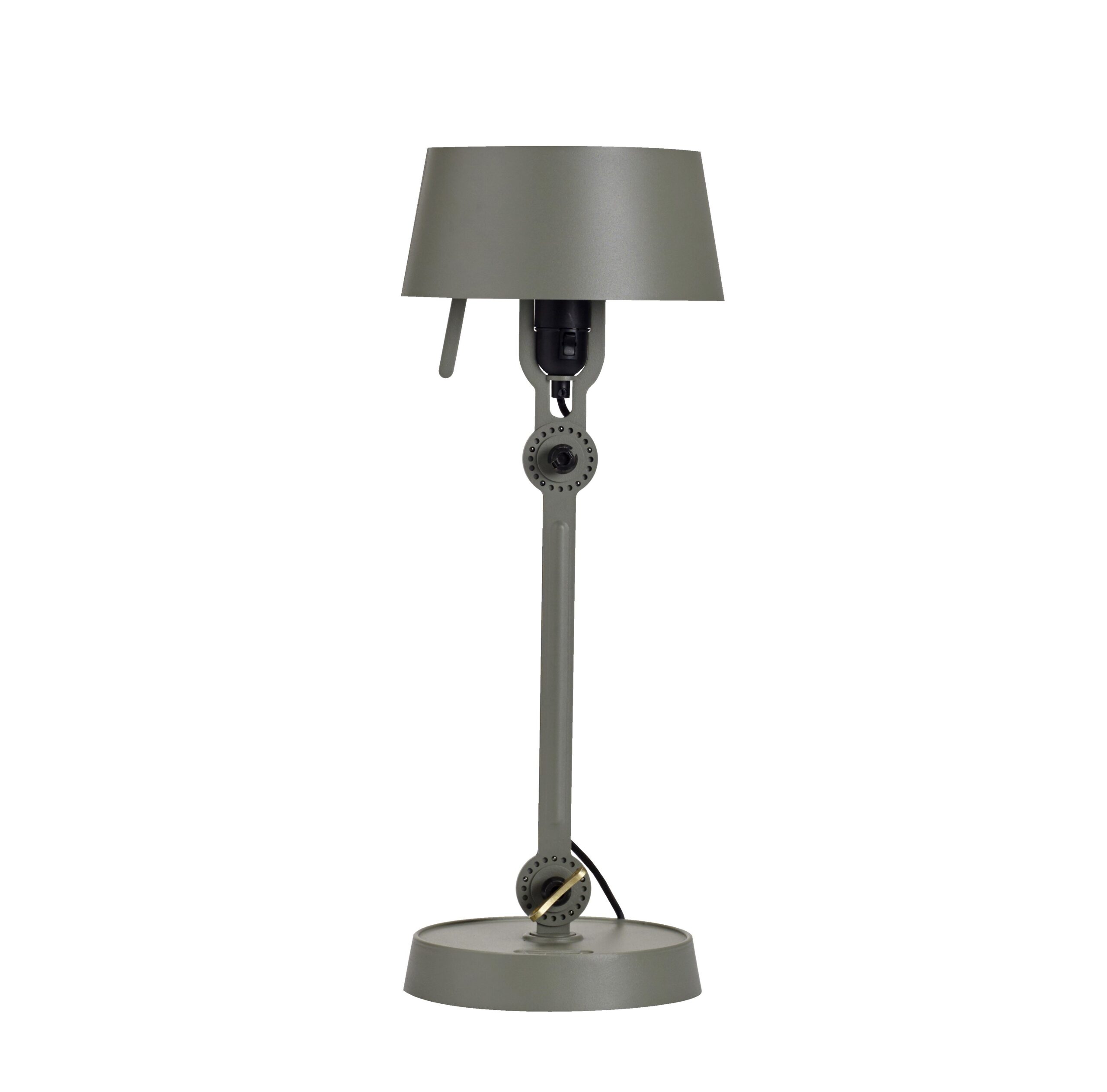 Lampe à poser Bolt Desk small avec un bras articulé au design industriel par Anton de Groof X Tonone Lampe à poser Bolt Desk small avec un bras articulé au design industriel par Anton de Groof X Tonone