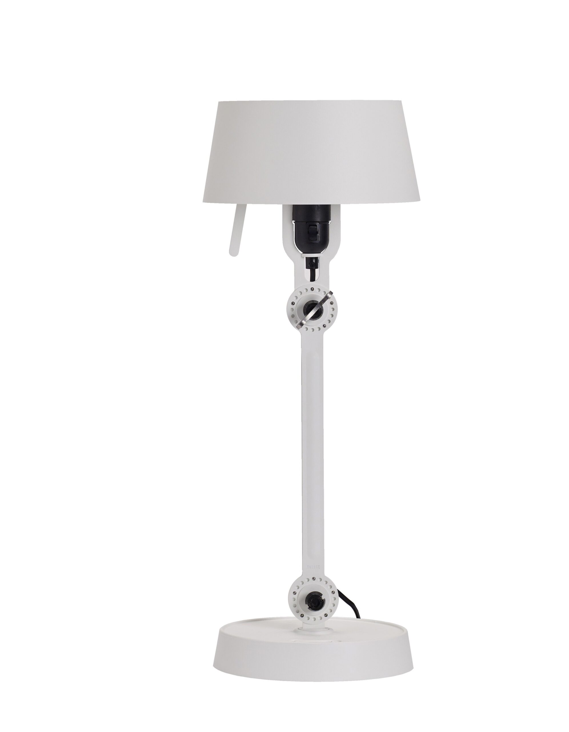 Lampe à poser Bolt Desk small avec un bras articulé au design industriel par Anton de Groof X Tonone Lampe à poser Bolt Desk small avec un bras articulé au design industriel par Anton de Groof X Tonone