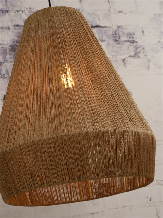 Suspension Iguazu Ø50 cm en jute au design naturel par Good & Mojo Suspension Iguazu Ø50 cm en jute au design naturel par Good & Mojo