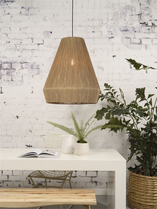 Suspension Iguazu Ø40 cm en jute au design naturel par Good & Mojo