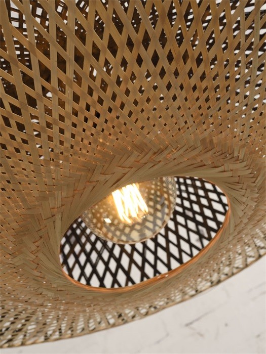 Suspension Kalimantan Flat Ø87cm en Bambou naturel au design naturel par Good & Mojo Suspension Kalimantan Flat Ø87cm en Bambou naturel au design naturel par Good & Mojo
