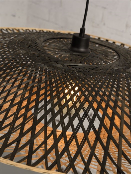 Suspension Kalimantan Flat Ø60cm en Bambou naturel au design naturel par Good & Mojo Suspension Kalimantan Flat Ø60cm en Bambou naturel au design naturel par Good & Mojo