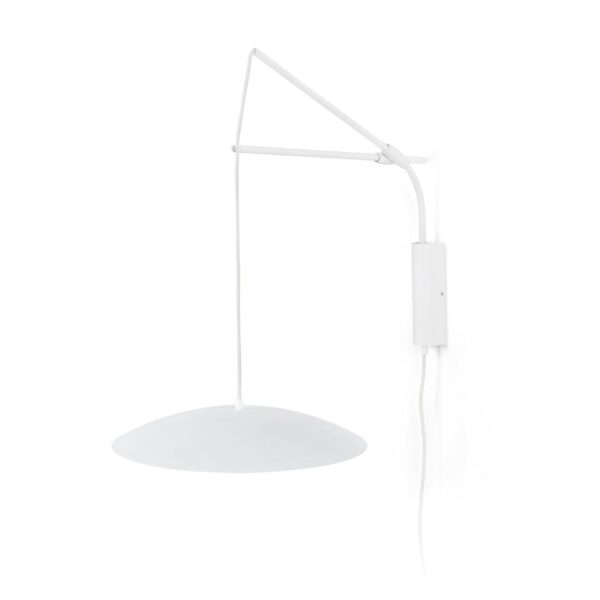 Applique murale extensible au design minimaliste SLIM LED 2 en métal et verre par Alex & Manel Lluscà
