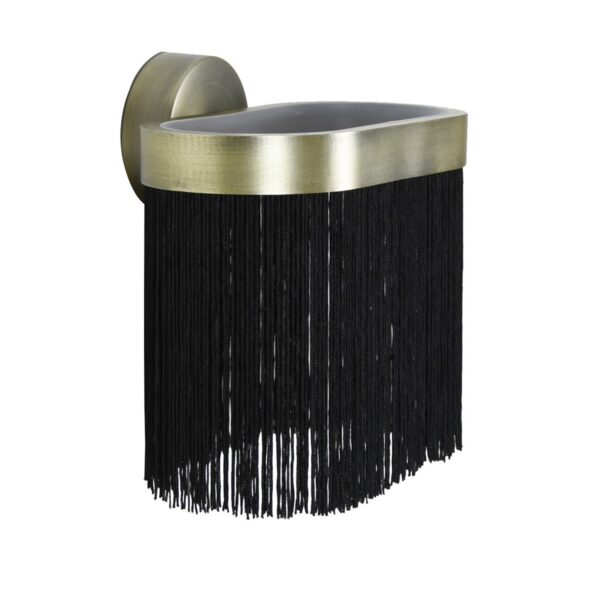 Applique murale design GALON L en Acier laitonné par Guillaume Delvigne X Eno studio