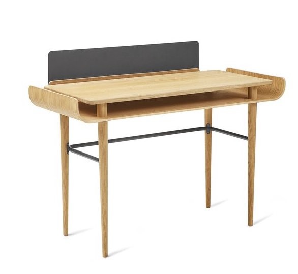 Bureau Gapa en bois de chêne au design scandinave et vintage par Tabanda