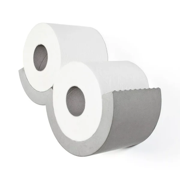 Distributeur de papier toilette Cloud en béton par Lyon Beton