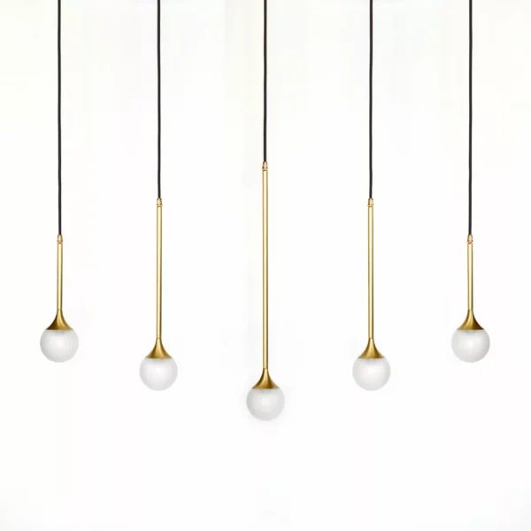Suspension design et élégante goutte d'eau x5 SS-5 en laiton