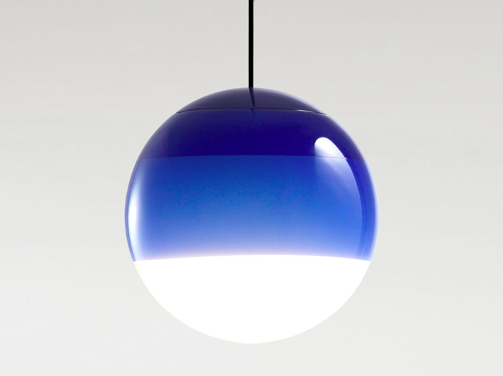 Suspension Dipping Light XL Ø30cm en verre soufflé par Jordi Canudas - Marset