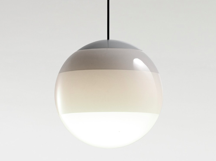 Suspension Dipping Light XL Ø30cm en verre soufflé par Jordi Canudas - Marset
