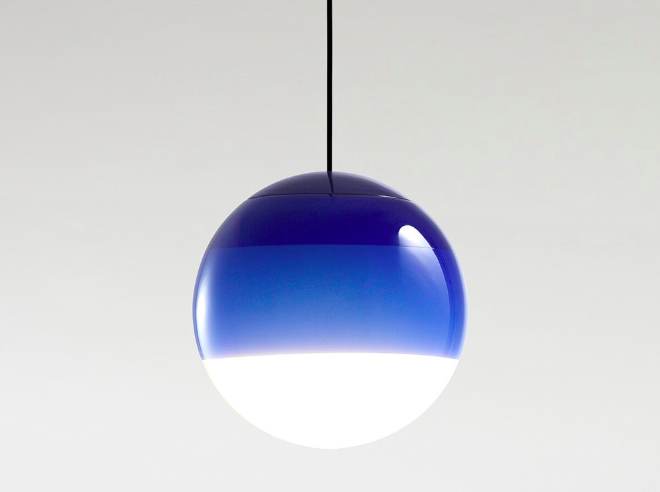 Suspension Dipping Light L Ø20cm en verre soufflé par Jordi Canudas - Marset