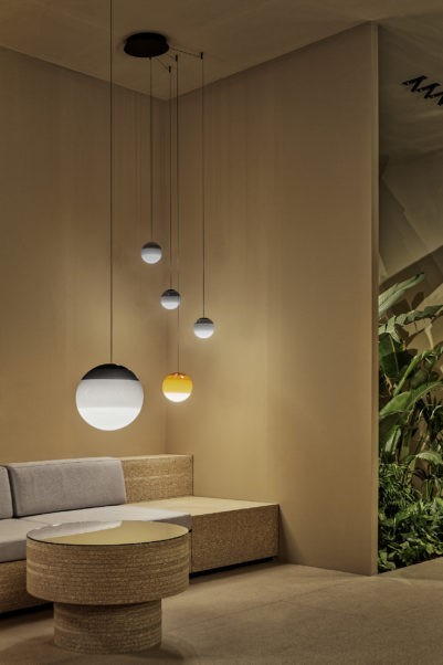 Suspension Dipping Light L Ø20cm en verre soufflé par Jordi Canudas - Marset Suspension Dipping Light L Ø20cm en verre soufflé par Jordi Canudas - Marset